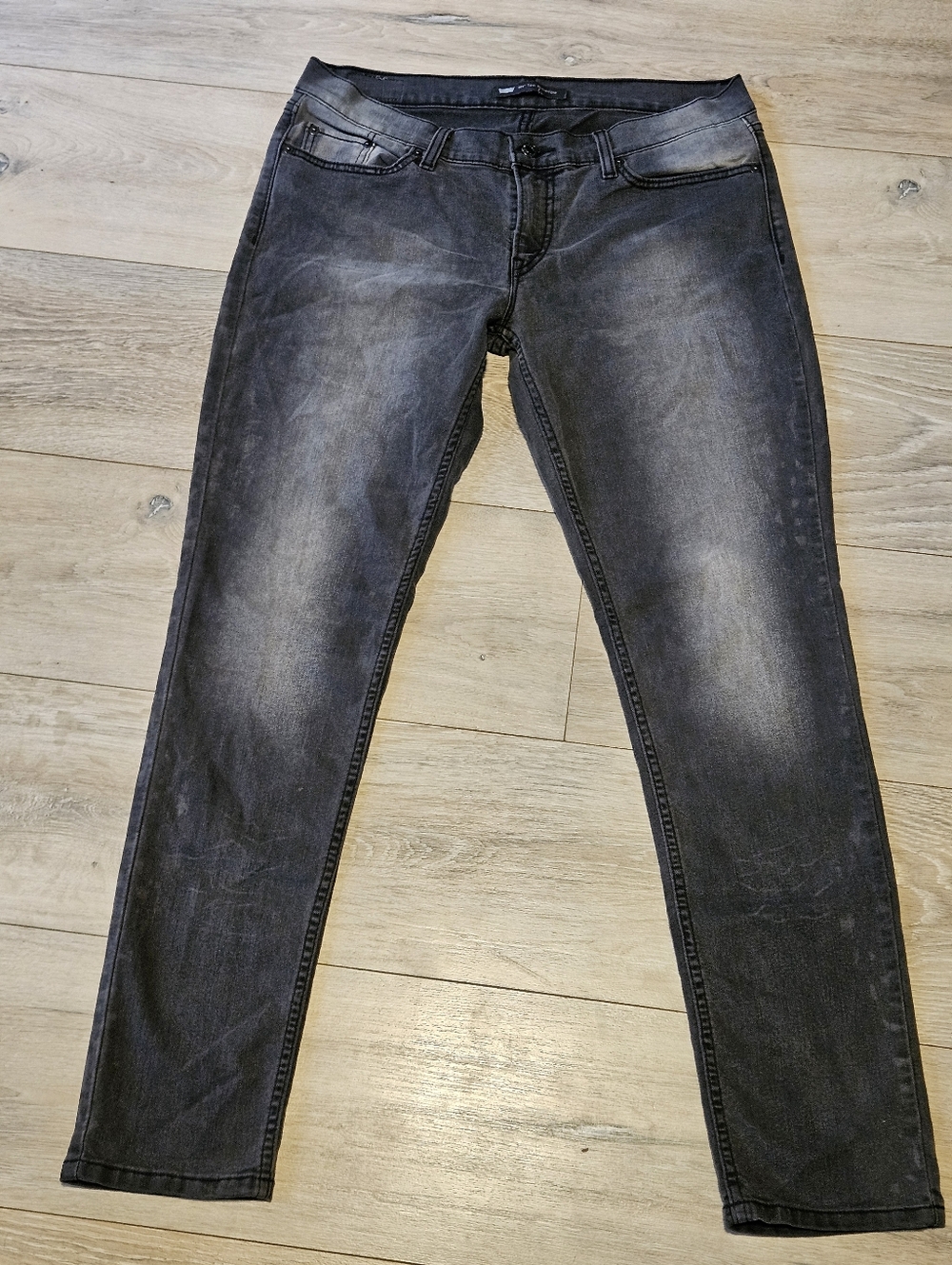 Levi's 524 "Too Superlow" Skinny Gray Jeans Women's 13M W31 L32